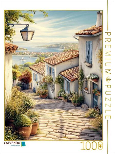 CALVENDO Puzzle Die Côte d'Azur vor Augen | 1000 Teile Lege-Größe 64x48cm Foto-Puzzle für glückliche Stunden