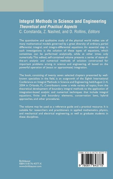 Produktbild: Integral Methods in Science and Engineering