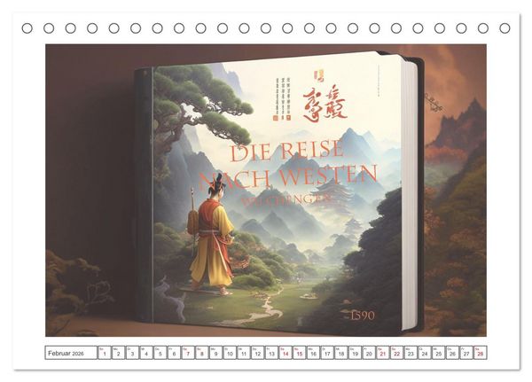Produktbild: Coversch&auml;tze der Weltliteratur (Tischkalender 2026 DIN A5 quer), CALVENDO Monatskalender