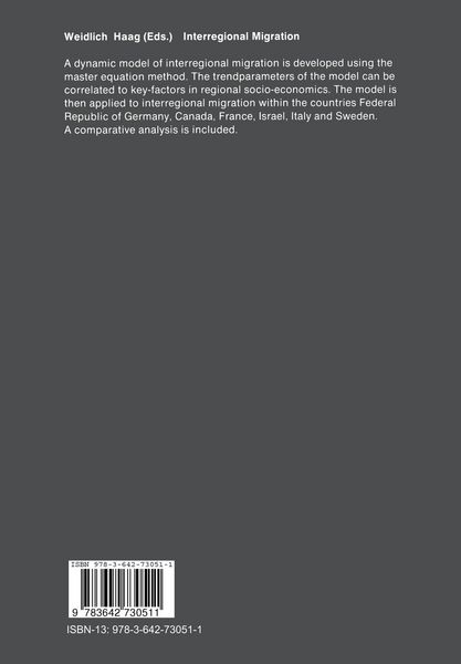 Produktbild: Interregional Migration