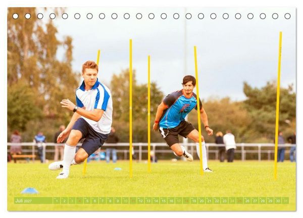 Produktbild: Ich liebe Fu&szlig;ball (Tischkalender 2027 DIN A5 quer), CALVENDO Monatskalender