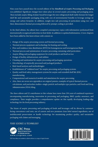 Produktbild: Handbook of Aseptic Processing and Packaging