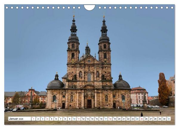 Produktbild: Fulda - die Barockstadt (Wandkalender 2026 DIN A4 quer), CALVENDO Monatskalender