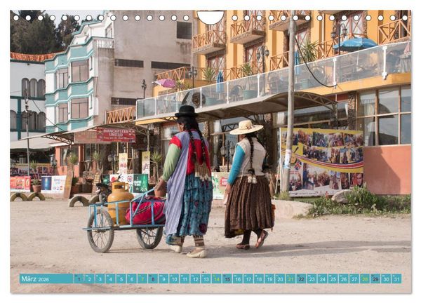 Produktbild: Farbenfrohes Bolivien (Wandkalender 2026 DIN A4 quer), CALVENDO Monatskalender