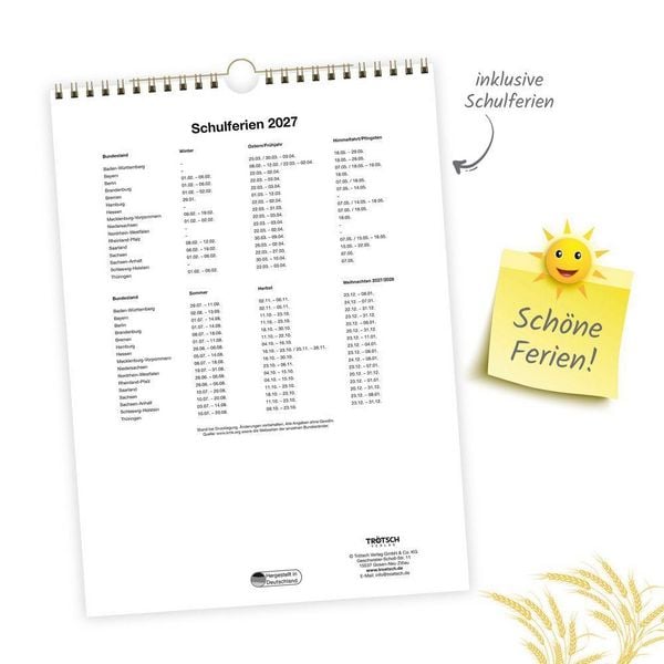 Produktbild: TR&Ouml;TSCH - Classickalender Der 100-j&auml;hrige Kalender 2027