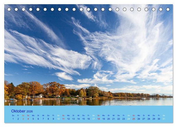 Produktbild: Ammersee-Ansichten (Tischkalender 2026 DIN A5 quer), CALVENDO Monatskalender