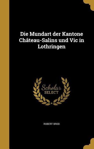 Produktbild: Die Mundart der Kantone Ch&acirc;teau-Salins und Vic in Lothringen
