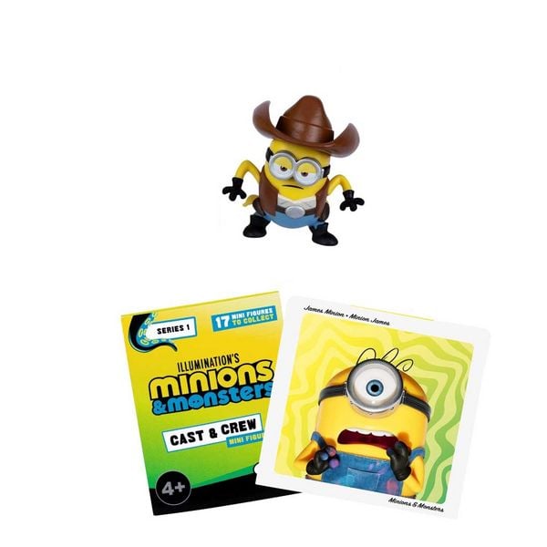 Moose Toys - Minions 3: Cast & Crew Minifigure, 1 Stück sortiert