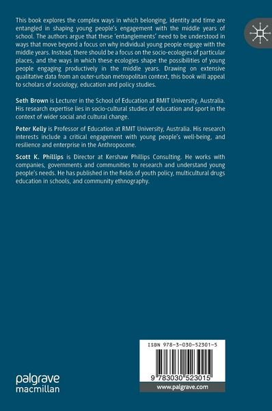 Produktbild: Belonging, Identity, Time and Young People&rsquo;s Engagement in the Middle Years of School