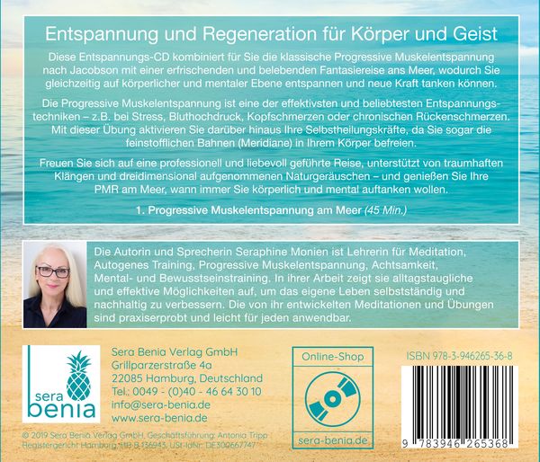 Progressive Muskelentspannung am Meer {Progressive Muskelentspannung nach Jacobson, 17 Muskelgruppen} inkl. Fantasiereise – CD