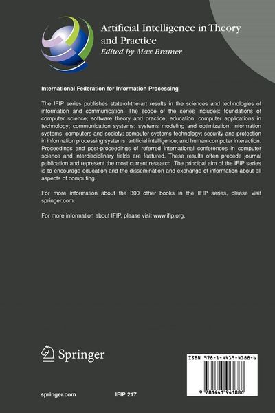 Produktbild: Artificial Intelligence in Theory and Practice