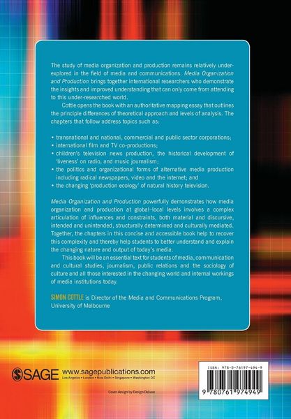 Produktbild: Media Organization and Production