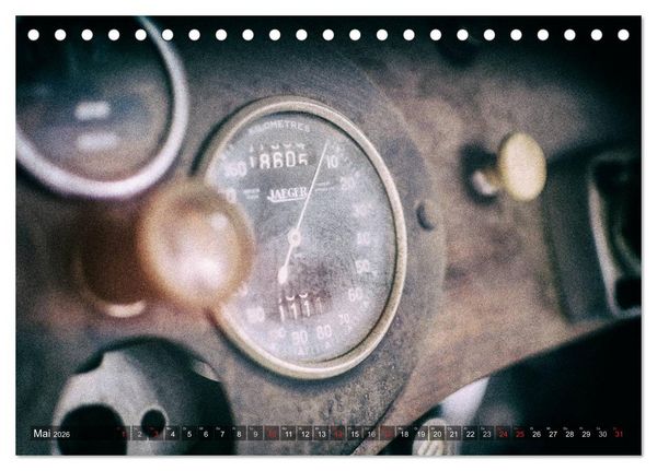 Produktbild: Oldtimer - vergangene Sch&ouml;nheiten (Tischkalender 2026 DIN A5 quer), CALVENDO Monatskalender