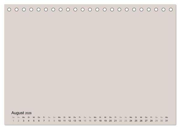 Produktbild: DIY Bastel-Kalender -Erdige Pastell Farben- Zum Selbstgestalten (Tischkalender 2026 DIN A5 quer), CALVENDO Monatskalender