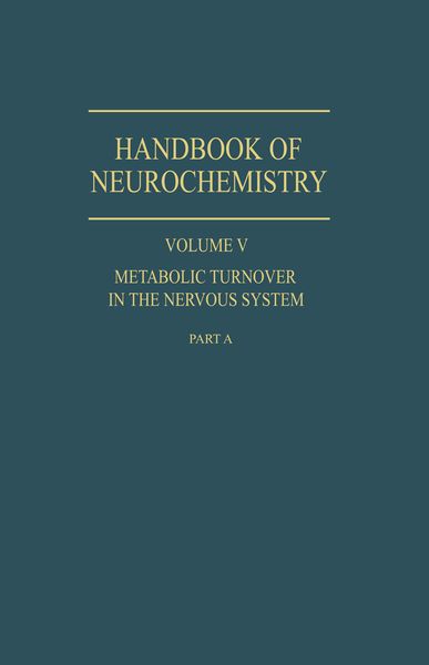 Produktbild: Metabolic Turnover in the Nervous System