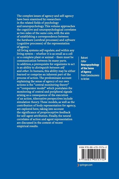 Produktbild: Neuropsychology of the Sense of Agency