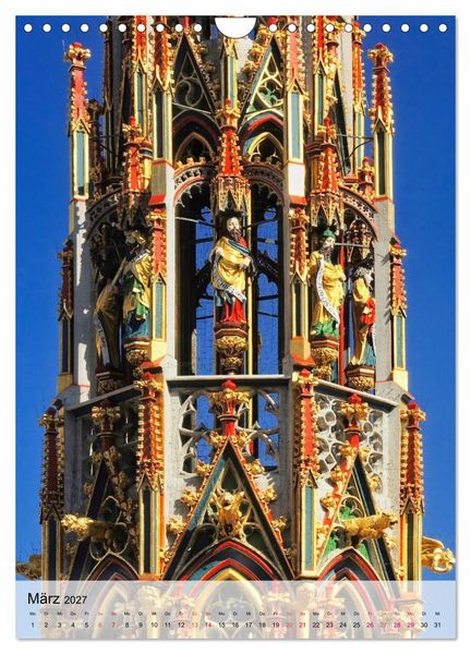 Produktbild: Romantisches Franken (Wandkalender 2027 DIN A4 hoch), CALVENDO Monatskalender