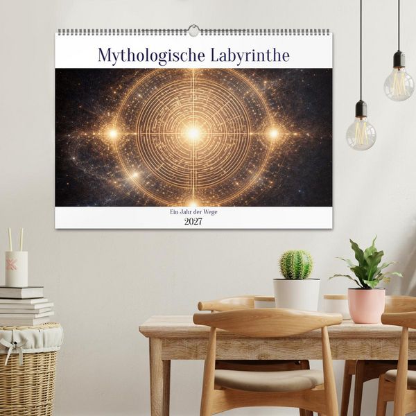 Produktbild: Mythologische Labyrinthe (Wandkalender 2027 DIN A2 quer), CALVENDO Monatskalender