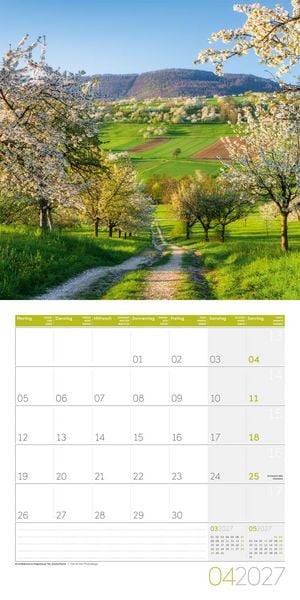 Produktbild: Traumpfade Kalender 2027 - 30x30 - Art12