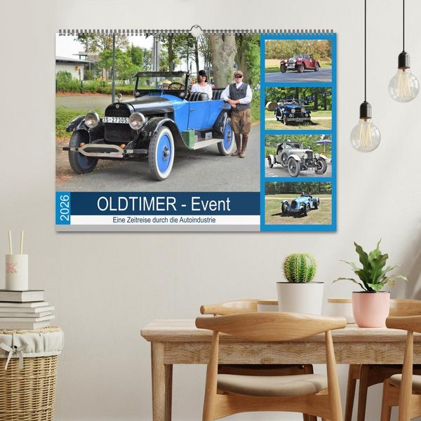 Produktbild: OLDTIMER-Event (Wandkalender 2026 DIN A2 quer), CALVENDO Monatskalender