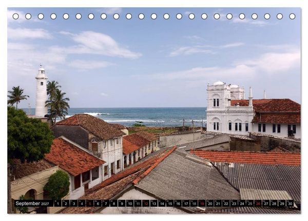 Produktbild: Sri Lanka (Tischkalender 2027 DIN A5 quer), CALVENDO Monatskalender