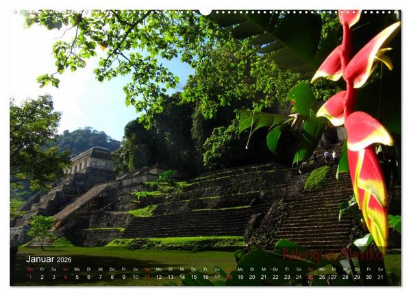 Produktbild: Von Mexiko nach Panama in 12 Monaten (hochwertiger Premium Wandkalender 2026 DIN A2 quer), Kunstdruck in Hochglanz