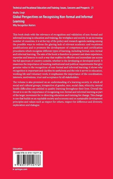 Produktbild: Global Perspectives on Recognising Non-formal and Informal Learning