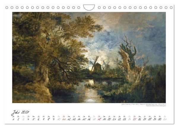 Produktbild: Im Mondschein. Malerische stille Nacht - Kunstkalender (Wandkalender 2027 DIN A4 quer), CALVENDO Monatskalender