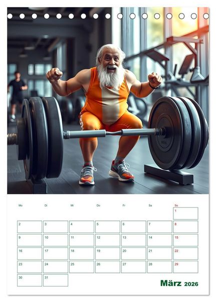Produktbild: Alt, aber oho - Graue Haare, bunte Abenteuer (Tischkalender 2026 DIN A5 hoch), CALVENDO Monatskalender