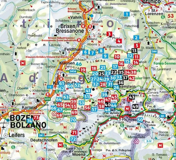 Produktbild: ROTHER Wanderf&uuml;hrer Dolomiten Band 1 - Gr&ouml;dnertal
