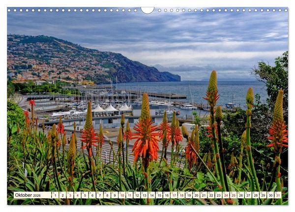 Produktbild: Funchal - Die Hauptstadt von Madeira (Wandkalender 2026 DIN A3 quer), CALVENDO Monatskalender