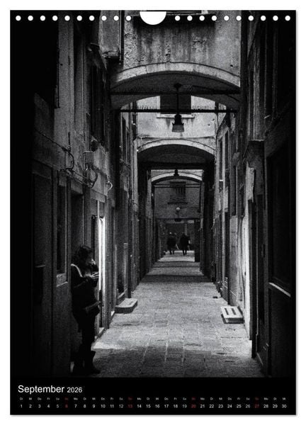 Produktbild: Venice Noir - Das etwas andere Venedig (Wandkalender 2026 DIN A4 hoch), CALVENDO Monatskalender