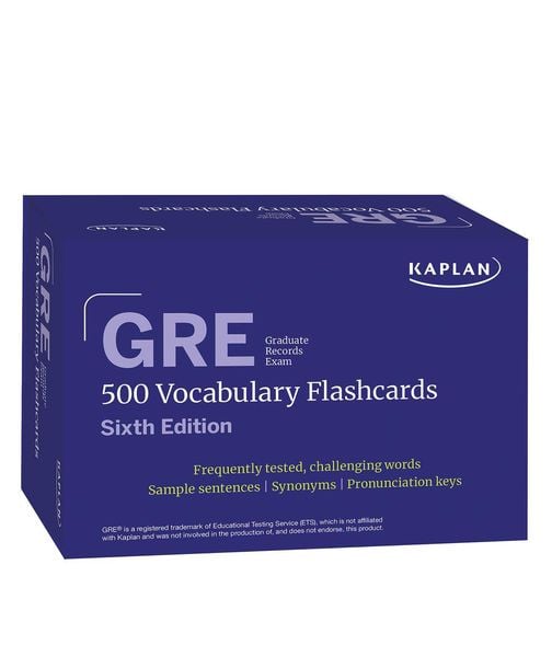 Produktbild: GRE Vocabulary Flashcards, Sixth Edition + Online Access to Review Your Cards, a Practice Test, and Video Tutorials