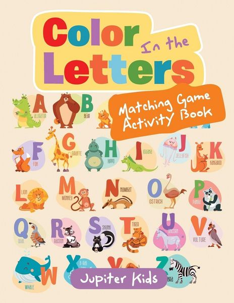 Produktbild: Color In the Letters Matching Game Activity Book