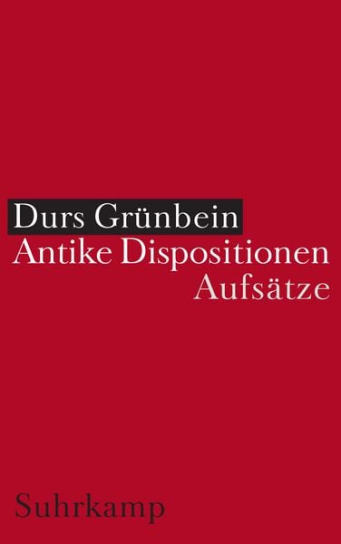 Produktbild: Antike Dispositionen