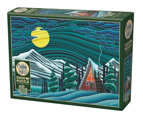 Produktbild: COBBLE HILL PUZZLES - Winterliche Ruhe 1000 Teile