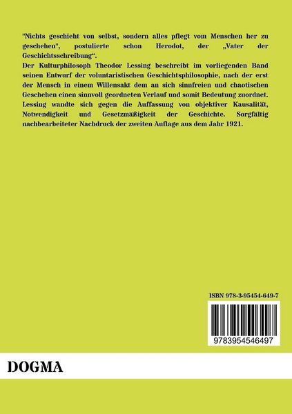 Produktbild: Geschichte als Sinngebung des Sinnlosen