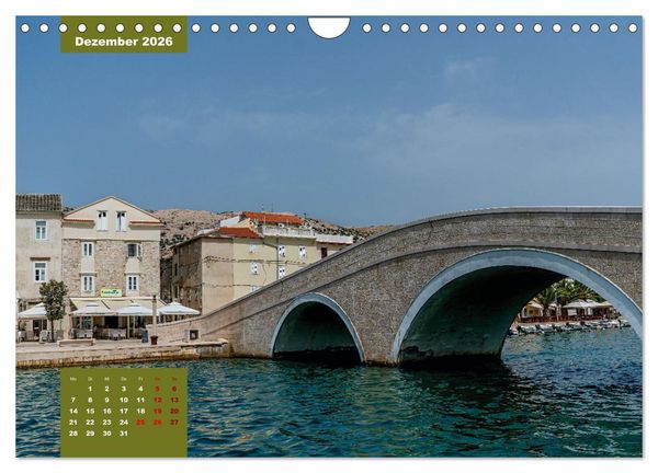 Produktbild: Kroatien - hier kann man sich nicht langweilen (Wandkalender 2026 DIN A4 quer), CALVENDO Monatskalender