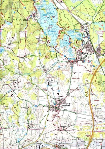 Produktbild: Murnau a.Staffelsee 1:25 000