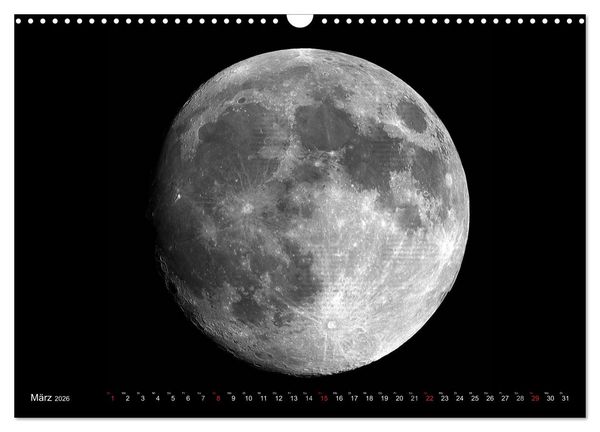 Produktbild: Sonne, Monde und Planeten (Wandkalender 2026 DIN A3 quer), CALVENDO Monatskalender