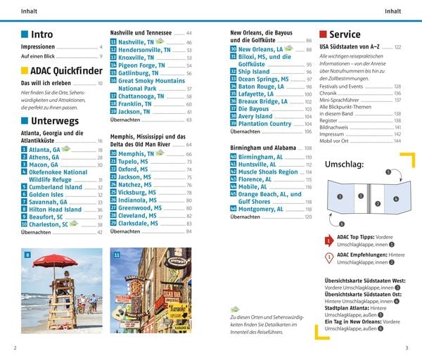 ADAC Reiseführer USA Südstaaten