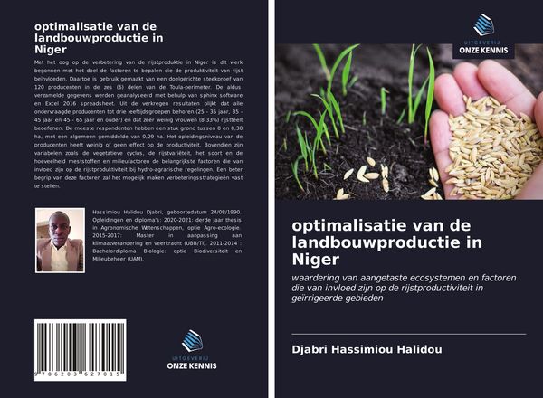 Produktbild: Optimalisatie van de landbouwproductie in Niger