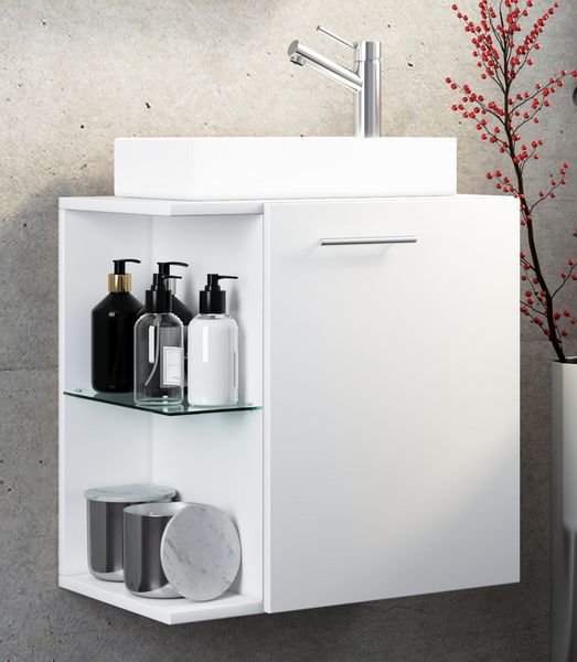 Produktbild: 2-tlg G&auml;ste WC Waschplatz Bad Waschtisch Hausa