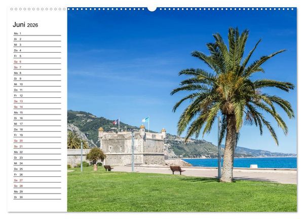 Produktbild: C&Ocirc;TE D&rsquo;AZUR Bezaubernde Orte (hochwertiger Premium Wandkalender 2026 DIN A2 quer), Kunstdruck in Hochglanz