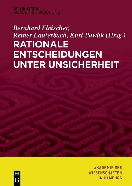 Produktbild: Rationale Entscheidungen unter Unsicherheit