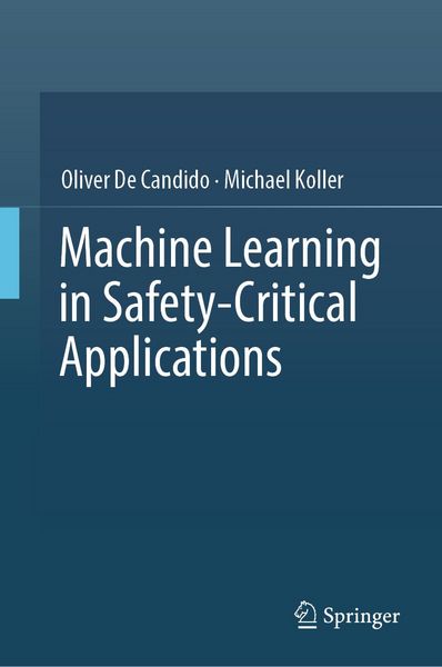 Produktbild: Machine Learning in Safety-Critical Applications