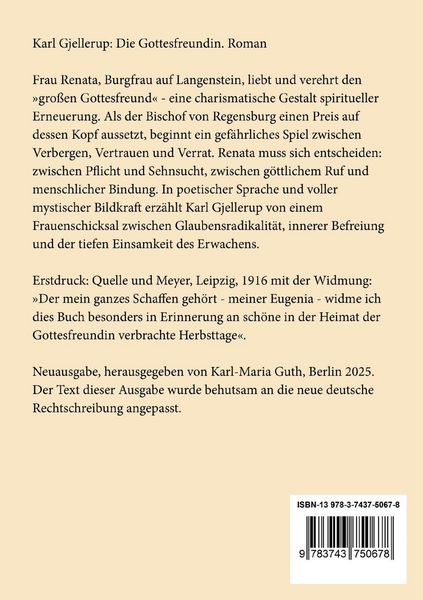 Produktbild: Die Gottesfreundin
