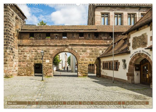 Produktbild: N&uuml;rnberg - Historische Altstadt (Wandkalender 2026 DIN A2 quer), CALVENDO Monatskalender