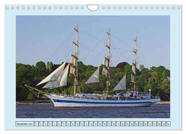 Produktbild: Segelschulschiffe aus aller Welt (Wandkalender 2026 DIN A4 quer), CALVENDO Monatskalender