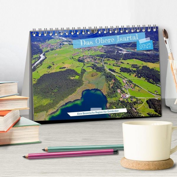Produktbild: Das Obere Isartal - Eine Bayerische Region f&uuml;r Entdecker (Tischkalender 2027 DIN A5 quer), CALVENDO Monatskalender